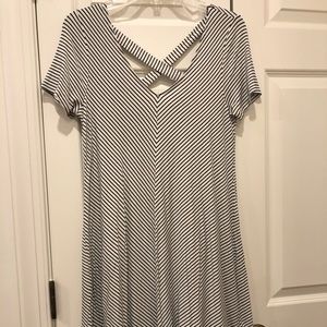 Striped swing dress
